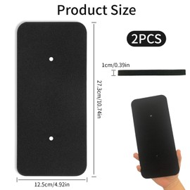 2 Pcs Dryer Filter for Hoover Candy 40006731, Sponge Filter Mat 275 x 125 x 10 mm, Heat Exchanger Filter, Foam Filter, Lint Filter for Tumble Dryers, Heat Pump Dryers