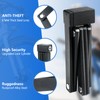 YIFMOO Folding Bicycle Lock, 78 cm Bicycle Lock, High Security