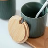 MAGICVOGEL Ceramic Spice Container Salt Pepper Spice Container Sugar Bowl