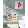 TINDTOP Christmas Embroidery Kit for Adult, 5 Pack Embroidery DIY