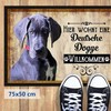 PR Print Royal Doormat Pets with Dog Picture Great Dane