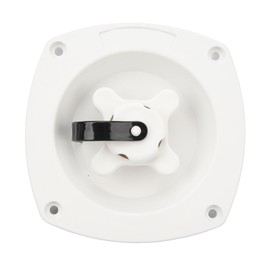 RV White City Water Fill Inlet, Wall Mount Pressure Regulator for Trailer RV Motorhome, 100PSI to 45 PSI, Built in Check Valve, Suitable for Standard Hose Fitting (White)