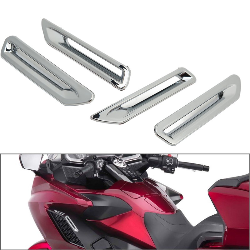 2 Pair Radiator Slot Vent Trim Electroplated Ventilation Decorative Trim