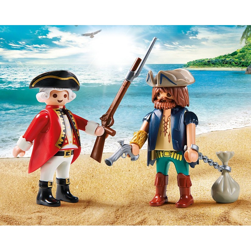 PLAYMOBIL 9446 Duo Pack Pirat und Soldat