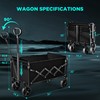 Wagons Carts Foldable, Collapsible Wagon Cart with Wheels, Large Wagons