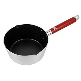 Pearl Metal H-711 Snow Flat Pot, 7.1 inches (18 cm), Aluminum, Fluorine Processed, Wacoat Trading Shale