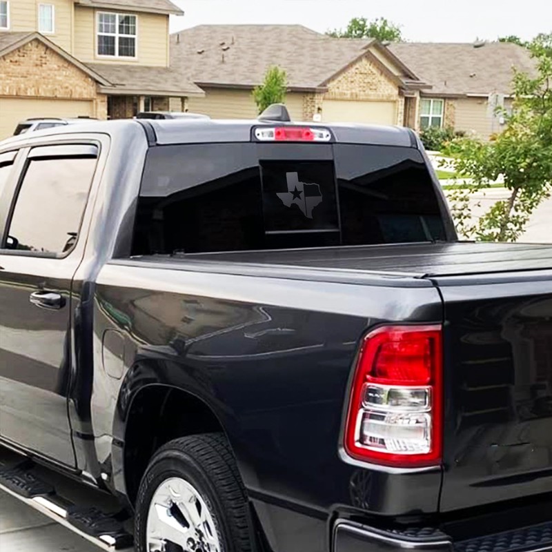 for Ford F150 2015-2023 Rear Middle Window Shape of Texas