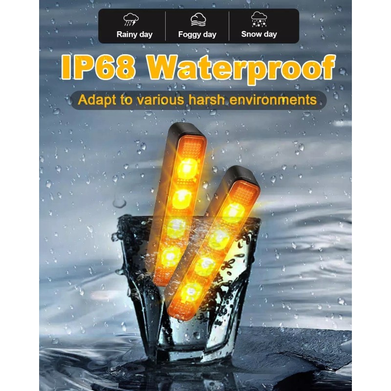 Sidi LED Amber Grill Lights for 2007-2024 Toyota Tundra Raptor