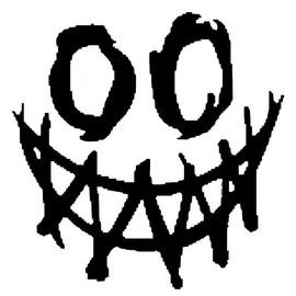 Smiley tattoo – Temporalis® | Temporary tattoo, vegan and waterproof – EU-certified cosmetic – Lasts 1 to 2 weeks [ Evil smiley ]