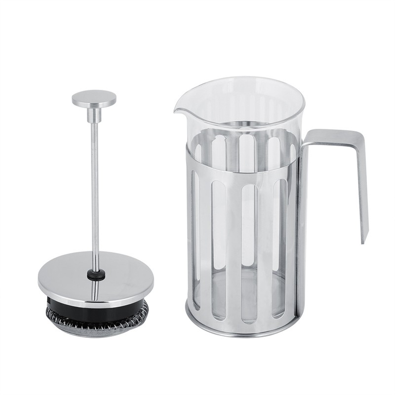 Stainless Steel Glass French Press Filter Coffee Pot Household Tea