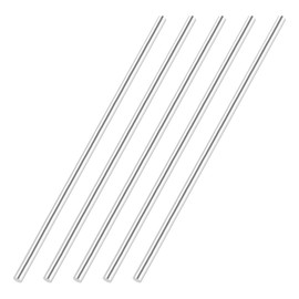 sourcing map Aluminum Round Rod, 5/16 Inch Diameter 6061 Solid Metal Bar 11.8 Inch Length for DIY Craft Tool Pack of 5
