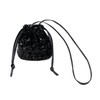 NAMEOF Women's Sequins Drawstring Bag, Mini Handbag, Shoulder Bag, Occasion