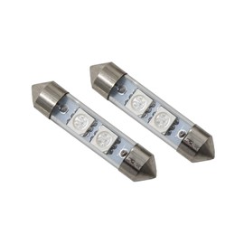 Diode Dynamics 39mm SMF2 LED Bulbs (Pair), Green