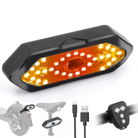 Fxinruia RUISHIKA E Scooter Turn Signal,Scooter Bike Turn Signal/Blinker