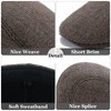 Maeau Mens Flat Cap Duckbill Hat with Adjustable Side Belt