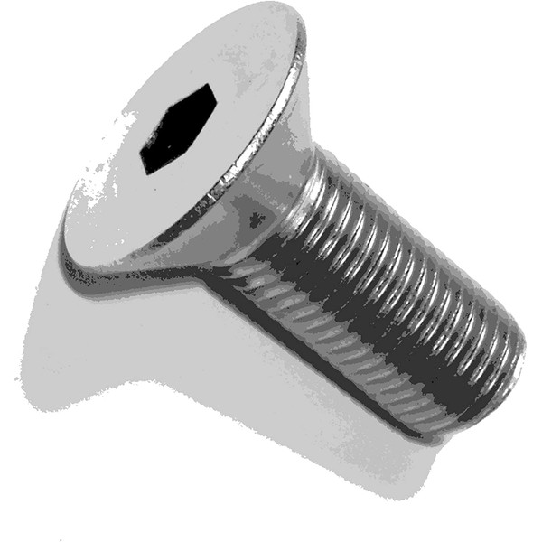 Hard-to-Find Fastener 014973182137 Flat Head Socket Cap Screws, 3/8-24 x 1, Piece-4