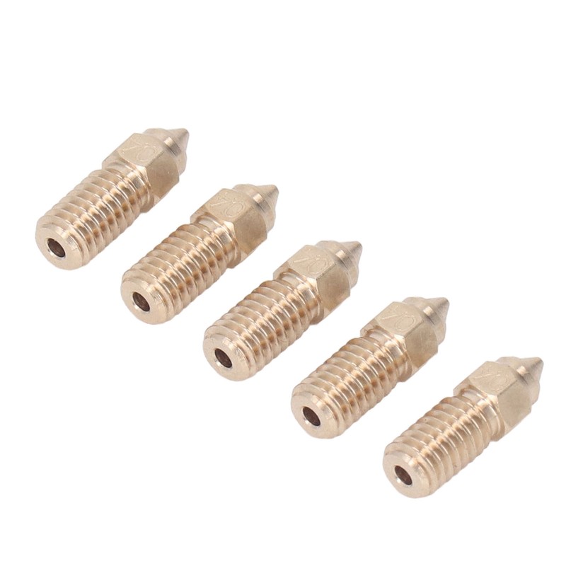 10 Pcs 3D Printer Nozzle Brass 0.4mm M6 High Flow