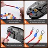 Preciva Crimping Tool for Insulated Terminals Wire Connectors, AWG20-10 Ratchet