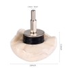 4 Pcs Cotton Buffing Polishing Wheel for Drill White Flannelette