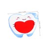 BESPORTBLE Soft Plush Tooth Pillow Back Support Pillow for Sitting