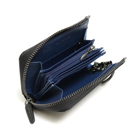 Neu Interesse Key Case, Exclusive Shatten 2.0 Men's, 0525 Neu Interesse Schatten 2.0 Model, Hybrid Leather, Coin Purse, Coin Purse, [05] Navy