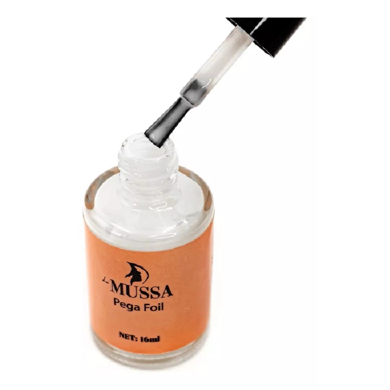 Lé Mussa Pegamento Para Foil Uñas Gel Mussa Caja Con