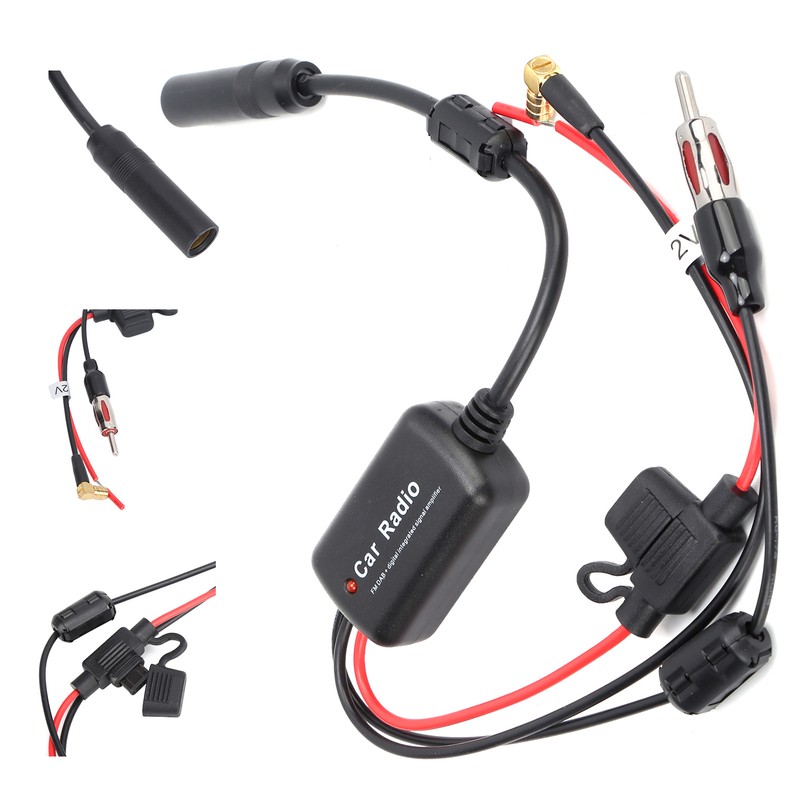DAB Signal Amplifier Car Stereo Antenna FM/AM Radio AMP DC