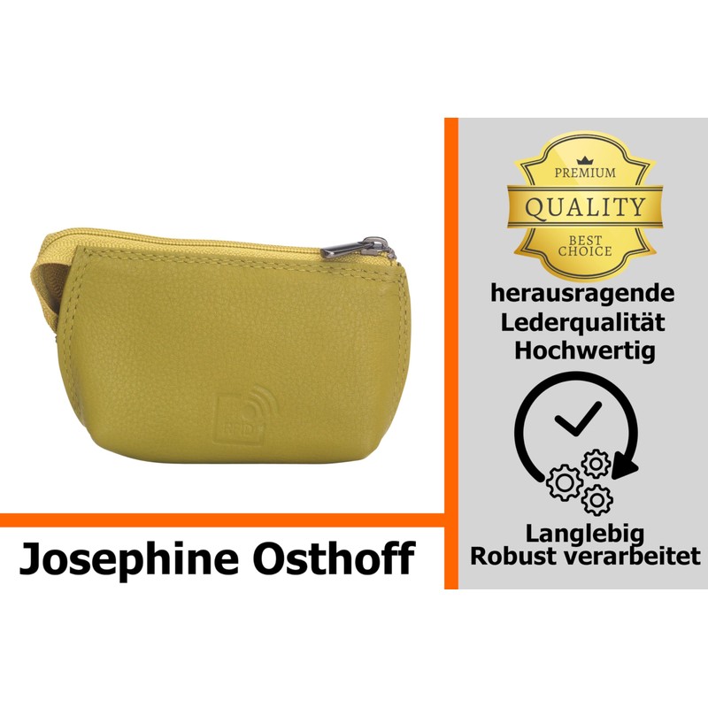 Josephine Osthoff MAXX Key Case Coin Pocket in Real Leather