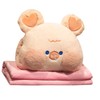 Stuffed Animals Travel Blanket Pillow Set Soft Plush Hugging Pillow