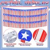 2 Strings Total 39.4 ft Patriotic Tinsel Garland – Each