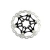 Snail Bike Bicycle Disc Brake Rotor Floating MTB Rotors 180mm (Black)