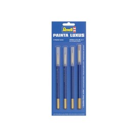 Revell 39629 Brush Set 4 Pieces Model Making Gold Blue Brown 5