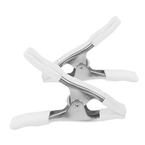 LABRIMP 2pcs Spring Clip Plastic Spring Clamps Pool Clips for