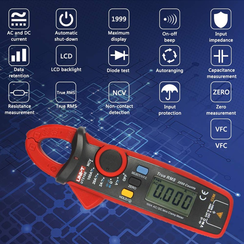 UNI-T Pinza Multimeter