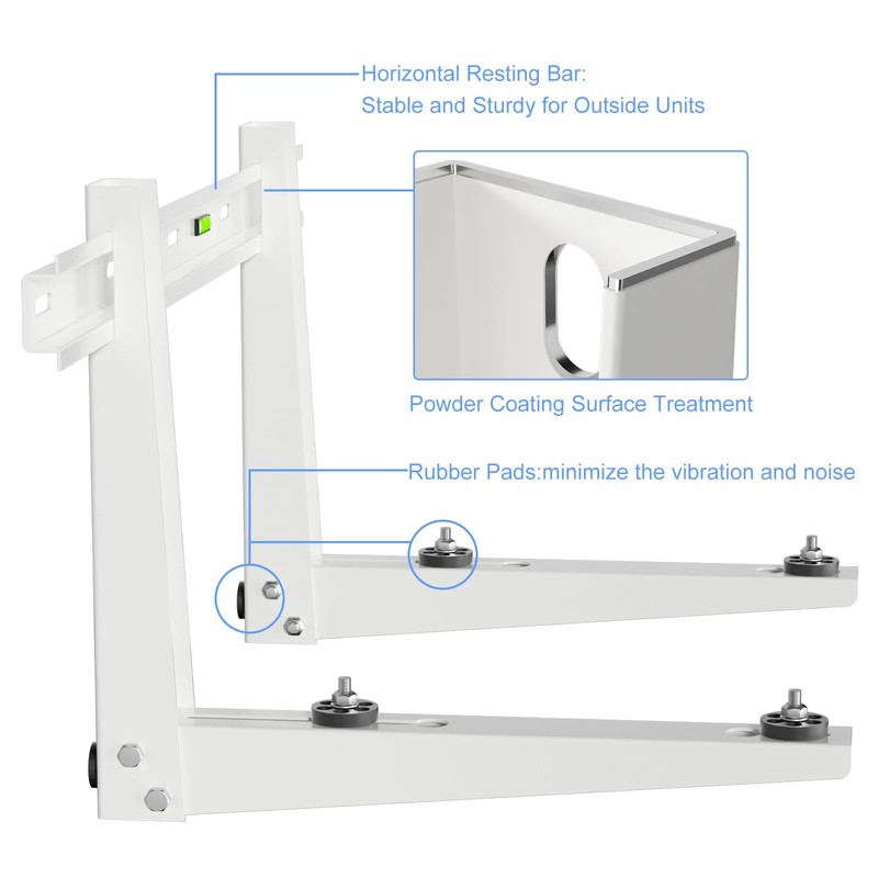 Mini Split Wall Mounting Bracket for 7000-18000BTU Mini Split Brackets
