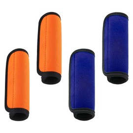 TRKETK 4 Pcs Wraps Luggage Identifiers for Suitcases Comfort Soft Luggage Tag Wraps Travel Accessories Travel Essential(2 Colors)