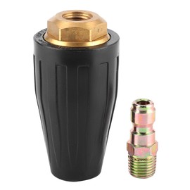 High Pressure Washer Turbo Nozzle 3600PSI 1/4in Rotating Spray Tip Quick Connect Cleaning Tool4.0  GPM