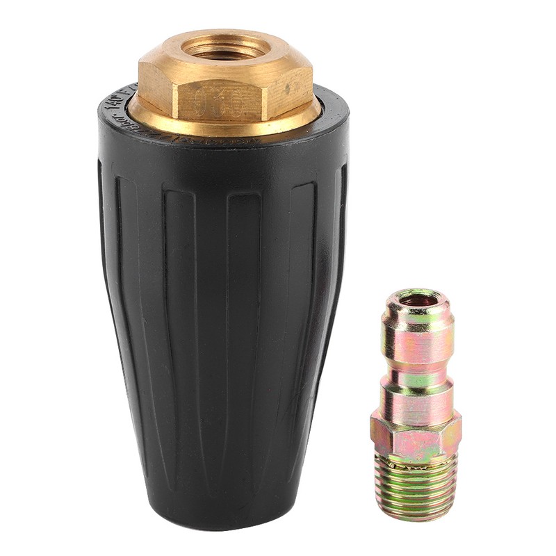 High Pressure Washer Turbo Nozzle 3600PSI 1/4in Rotating Spray Tip