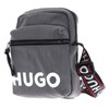HUGO Quentyn NS Zip Crossbody Grey, gray
