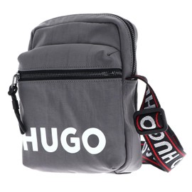 HUGO Quentyn NS Zip Crossbody Grey, gray