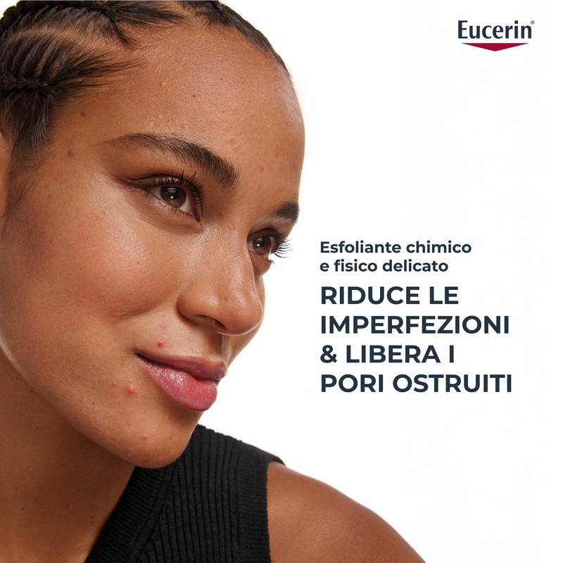 Eucerin DermoPure Clinical Scrub Purificante 100 ml, Scrub viso e