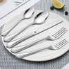 LIANYU 60-Piece Silverware Set, Stainless Steel Flatware Cutlery Set for