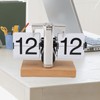 Retro Digital Flip Down Clock Flip Desk Clock Mechanical Battery