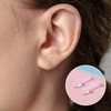 Mabor 200 Pairs Plastic Earrings Findings Set for Sensitive Ears,