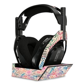 MightySkins Carbon Fiber Skin Compatible with Astro A50 Wireless Headphones + Base Station (Gen 4) - Ive Been Everywhere | Protective, Durable Textured Carbon Fiber Finish | Easy to Apply