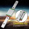 200x15mm Bearing Steel Linear Rail with Sliding Block for Automation