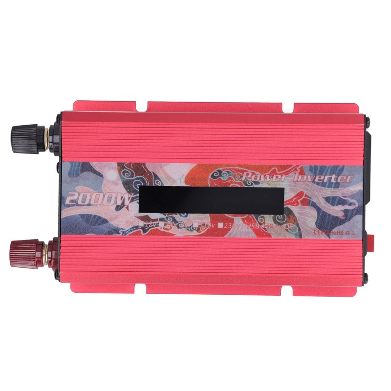 Car Power Inverter DC to AC Fast Heat Dissipation LCD
