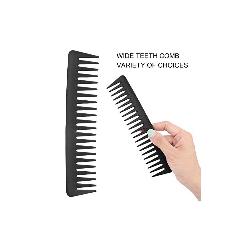 Peine de Dientes Anchos, Cabello Grande Redondeado, Peine Desenredante sin