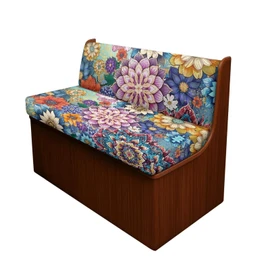Knextrepoy Vintage Floral RV Dinette Cushion Covers Replacement Camper Cushion Slipcovers Boho Camper Couch Cover 2 Piece Furniture Protector for RV Camper RV Accessories for Inside Decorations