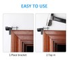4Pcs Bracket Hang Curtain Rod Holders Single Hook Right Into
